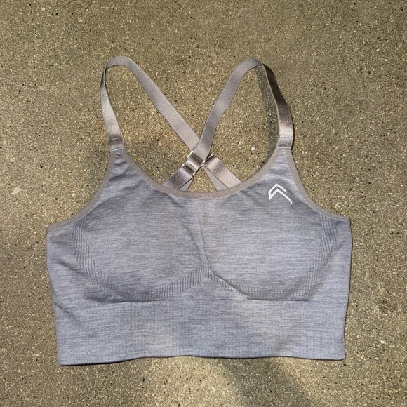 Oner Active Original Classic Seamless Sports Bra - Icy Grey - Picture 1 of 2